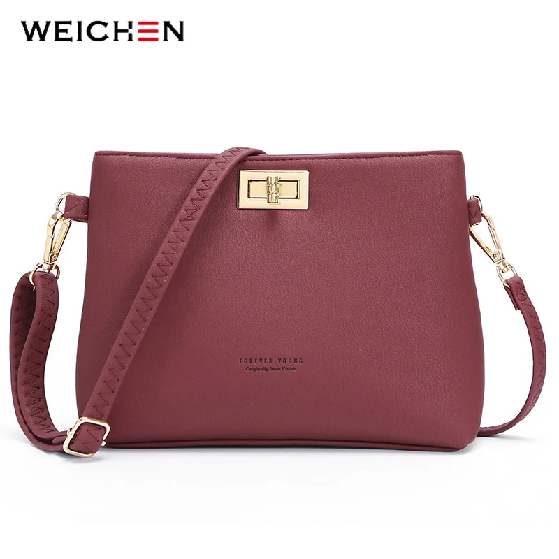 

Weichen Brand Designer Women Messenger Bag Small Shoulder Bag Pu Leather Crossbody Bag Ladies Mini Handbag