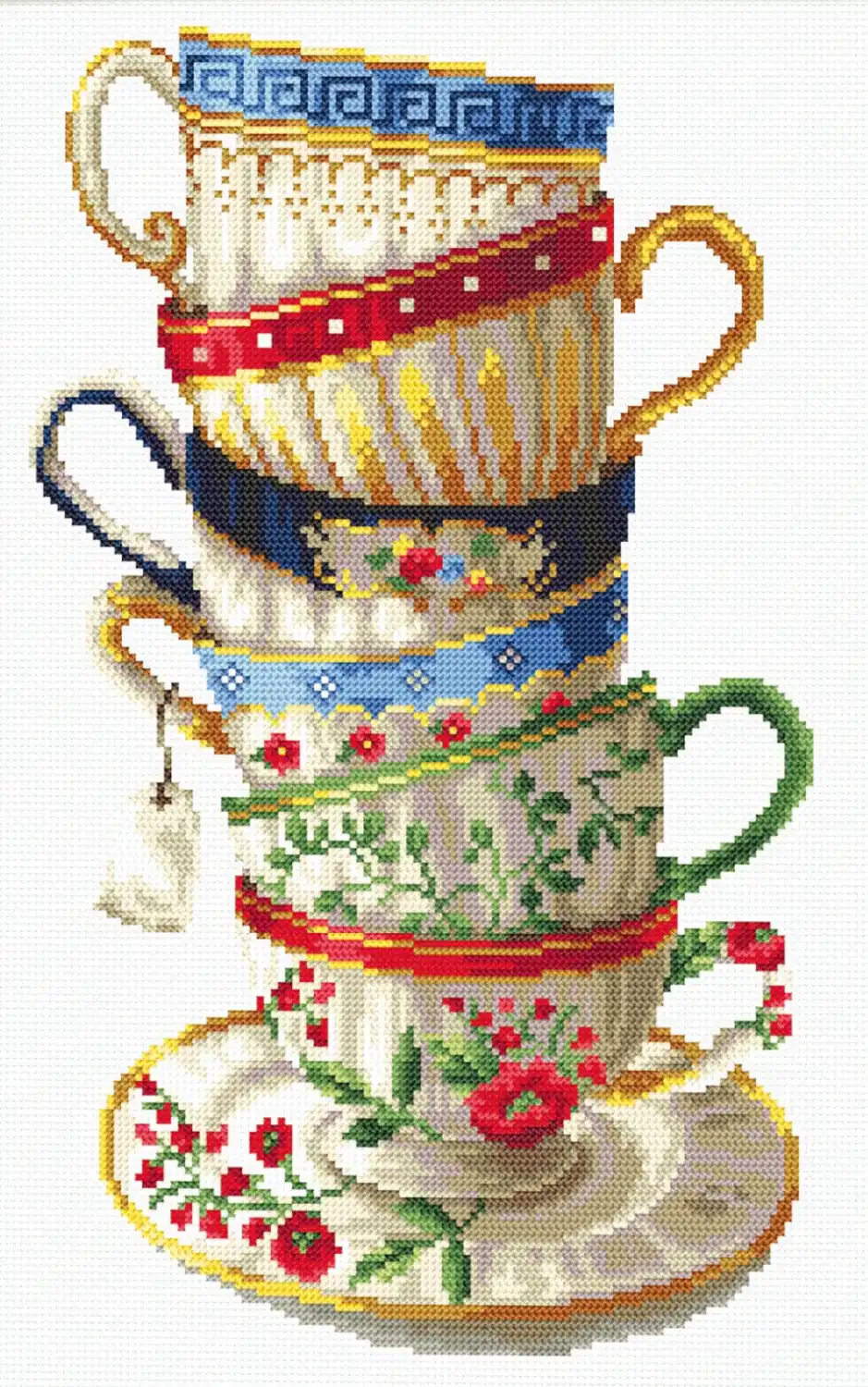 Схема вышивки кофейная чашка фото 254