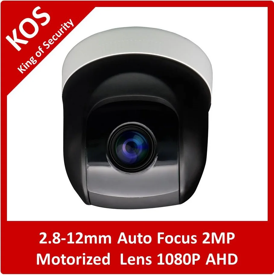 

KOSCCTV 2.8-12mm Auto Focus 2MP Motorized  Lens Sony Sensor 1080P AHD Mini IR PTZ