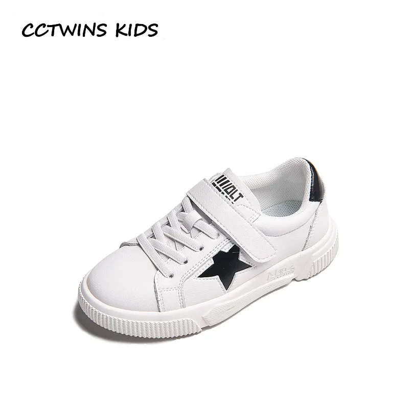 

CCTWINS Kids Shoes 2019 Spring Children Genuine Leather Trainer Babys Boys Fashion Sport Sneakers Girls Star Casual Shoes FC2463