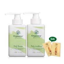 Organica 300 мл Ежедневный Шампунь+ 300 мл ежедневный Conditoner жасминовый аромат Уход за волосами после кератинового лечения органический продукт набор