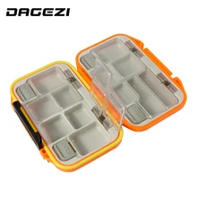 DAGEZI Multi-function рыболовная коробка для рыбалки Поппер 12 отделений может быть регулируемой Fly Рыболовная коробка рыболовные аксессуары