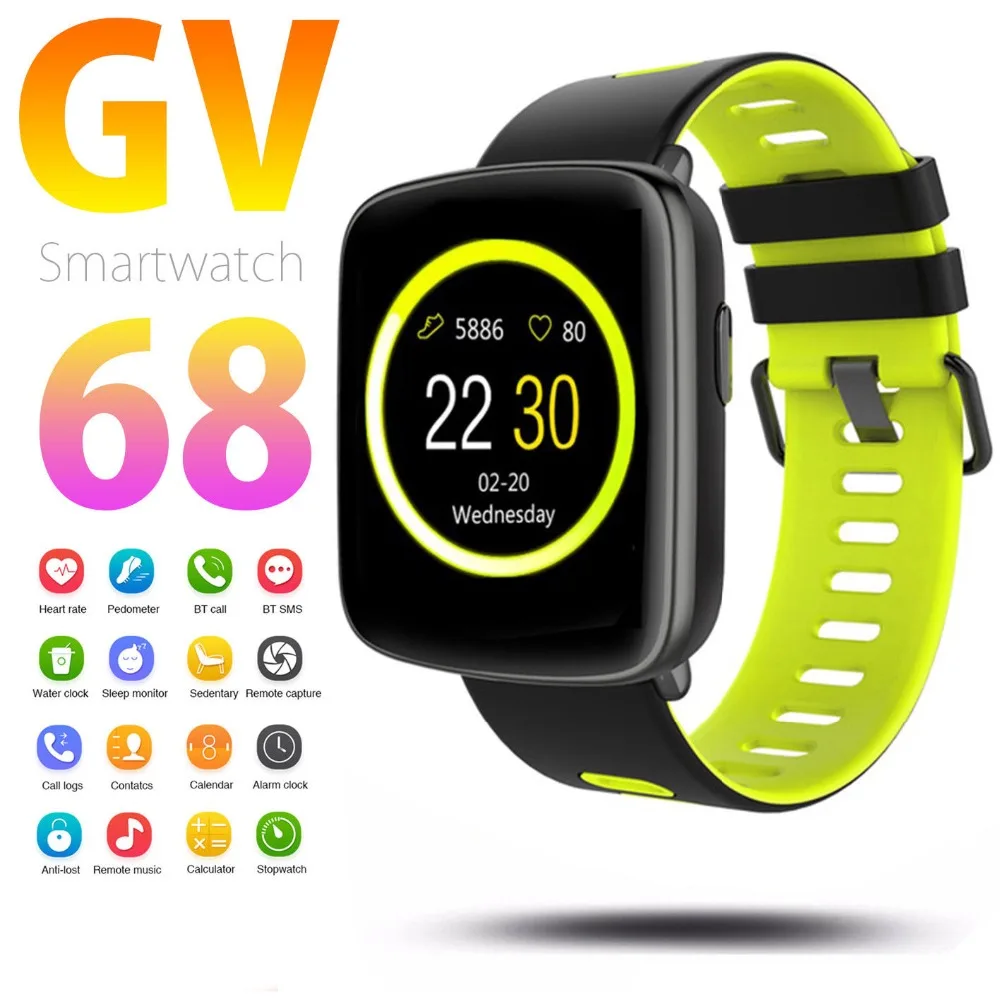 

Sport Smart Watch Heart Rate Monitor Sleep Tracker Two-tone Fashion Strap Wearable Devices Bluetooth Smartwatch for IOS And