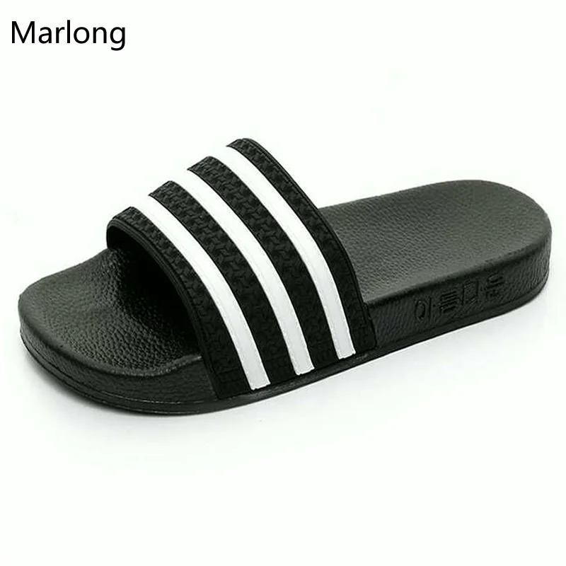 2016 Candy Colors Summer Women Men Brand Flip Flops Femmes Sandals Womens Massage Beach Slippers Black