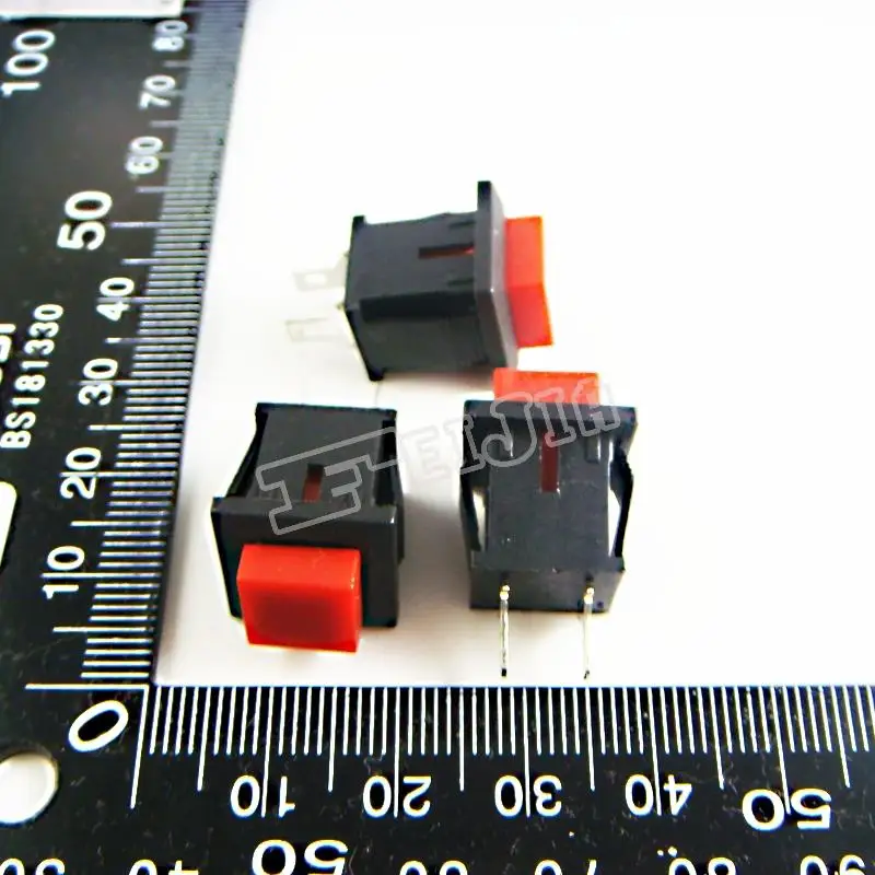 

DS-430 Button color Red 1A/250VAC ON-OFF 2Pin Non Self-locking Push Button Switch (Self reset switch) 100Pcs/lot