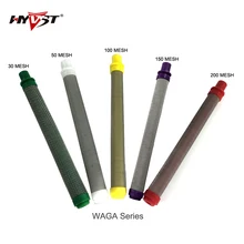 Безвоздушный флакон для фильтра(10 шт.) безвоздушного Пистолет фильтр 30/50/100/150/200 сетки безвоздушный распылитель краски, мощность запчасти Прямая с фабрики пистолеты фильтр