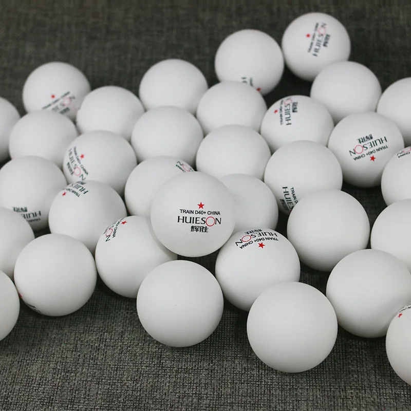 Huieson 50 шт./упак. ABS Пластик мячи для настольного тенниса D40+ Материал шарики для пинг-понга 1 звезды мячи для настольного тенниса для тренировок