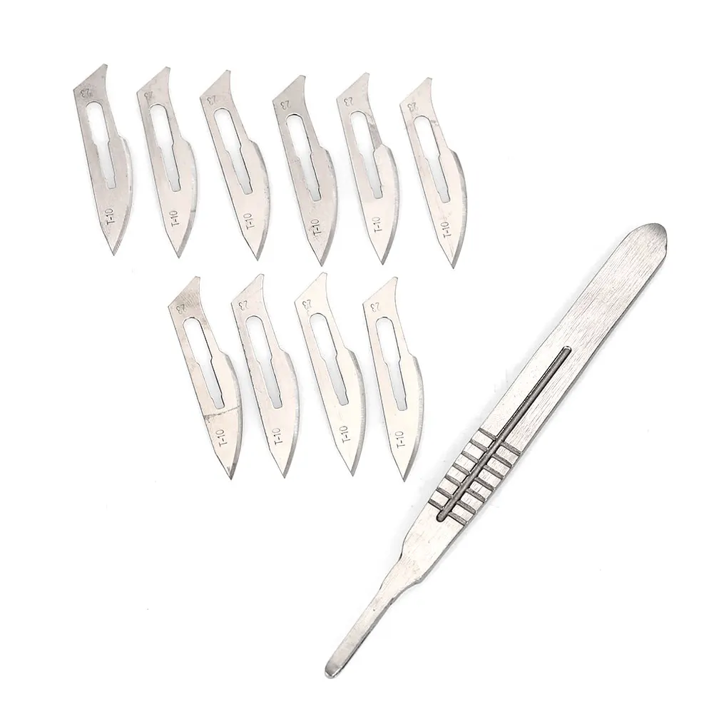Нержавеющая сталь стикер лезвие Прочный инструмент скальпель бумаги режущий нож доктор резной нож