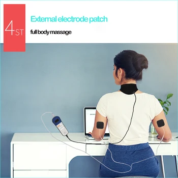 

Idg Health Care Acupuncture therapy Electric Neck Shoulder Massage Sticker Digital Pulse device Smart Cervical Massager