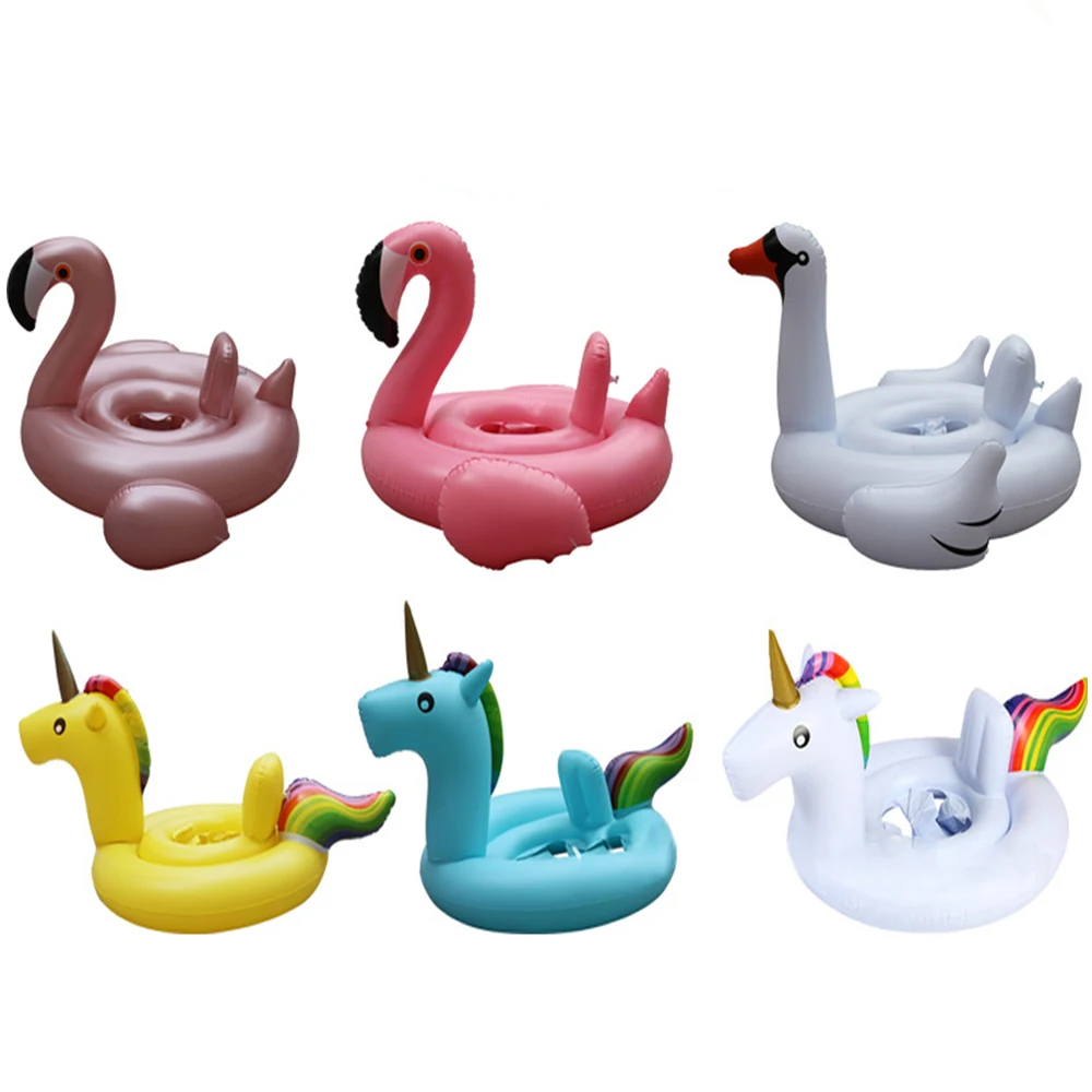 

Summer Baby Pool Float Inflatable Flamingo Swan Swimming Float baby Seat Float Summer Water Fun Pool Toy Kids Swimming ring