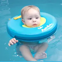 Младенческий ненадувной круг для плавания безопасный свободно-надувной ребенок шеи плавать кольцо новорожденный плавательный тренажер плавание ming бассейн аксессуары