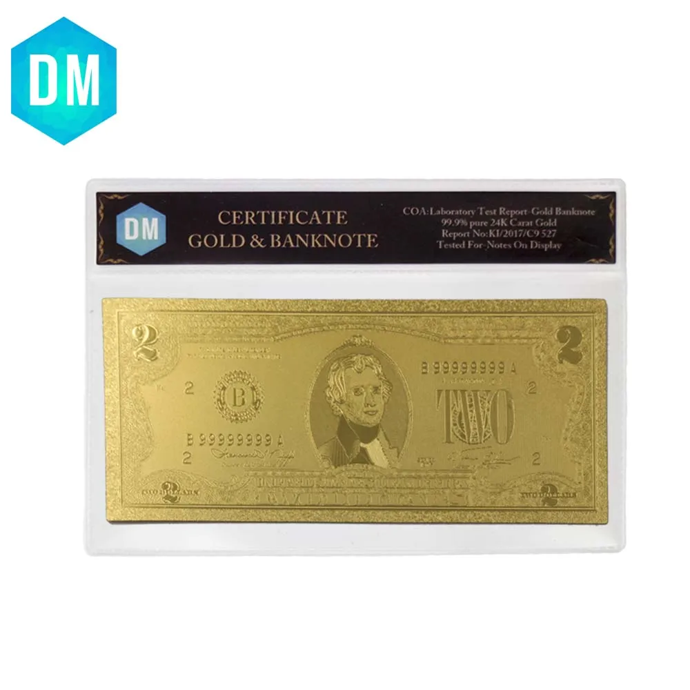 gold plated bank note gold plated bank note
