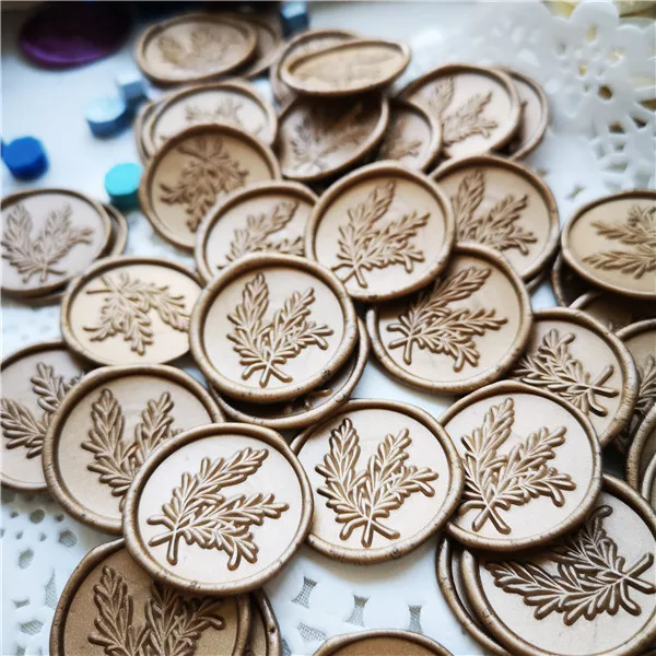 Rosemary Leaf Self Adhesive Wax Seal Stickers,wedding leaf wax stamp,envelope seal, botanical leaf seal SELF-ADHESIVE animal stamps for card making