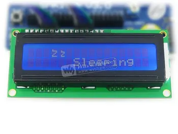 

Original LCD1602 16 Characters * 2 Lines Character LCD module White Character blue Backlight 5V For Logic Circuit TN/STN mode
