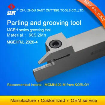 

MGEHR2020-4 External Grooving Turning Lathe Boring Bar Tool Holder For Lathe Machine CNC Cutting Turning Tool Set Holder