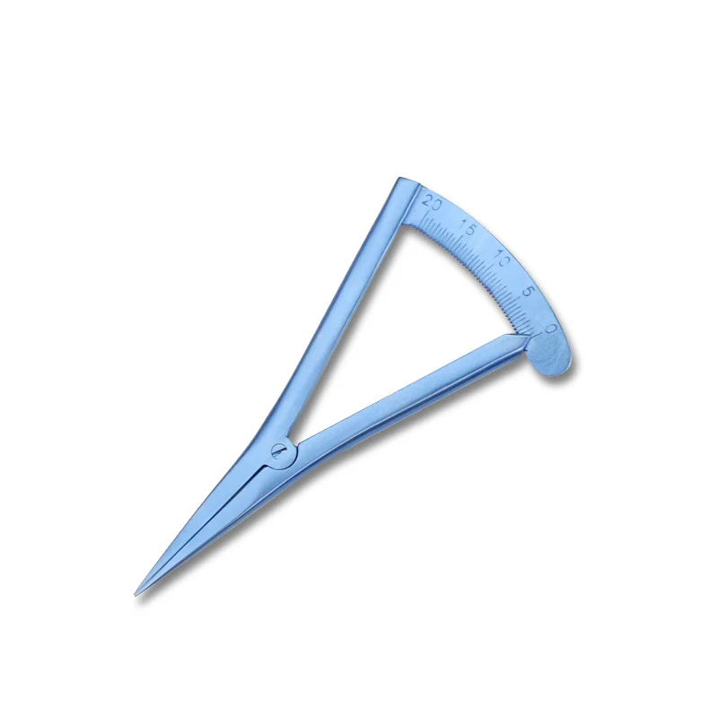 Screw adjustment styles Caliper 20mm Straight Ophthalmic Eye Instrument