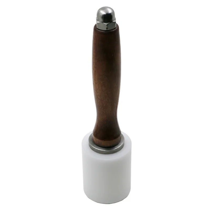 Ручной Т-образный кожаный резной молоток с деревянной ручкой нейлоновая кожа резьба молоток DIY инструмент для рукоделия