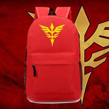 

Neo Zion logo printing anime fans backpack Char aznable's custom backpacks ab228