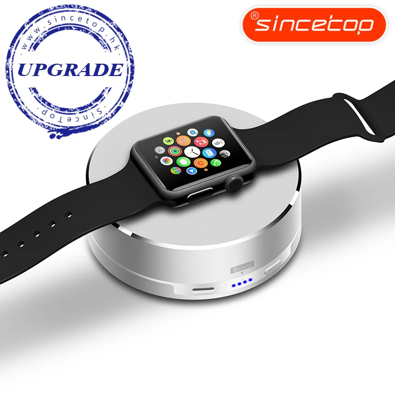 

2018 1500mAh Power Bank For Apple Watch Charger Portable charging station external battery poverbank Dock Cradle Travel Outings