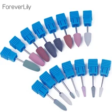 1Pcs Rubber Carbide Silicone Nail Drill Bits for Electric Manicure Machine Mill Cutter Polisher Grinders Accessories