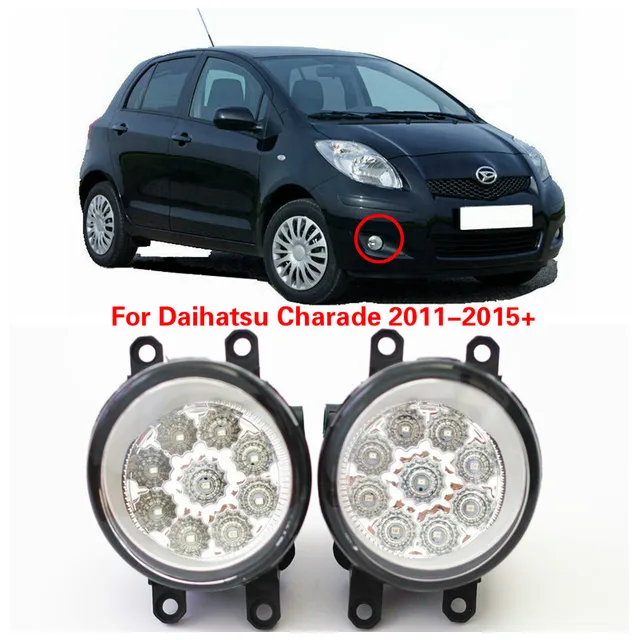 2016 real rushed external lights car styling for daihatsu charade 2011 2015 led fog l drl 2016 real rushed external lights car styling for daihatsu charade 2011 2015 led fog l drl