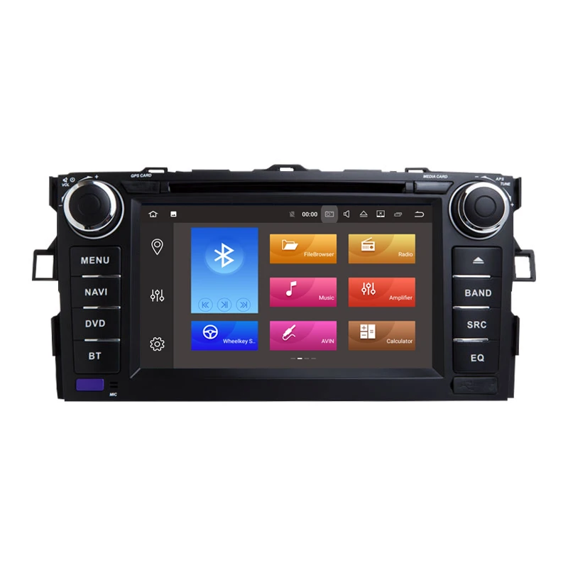 Flash Deal Android 9.0 Octa Cores Car DVD Player Stereo System For TOYOTA COROLLA 2007-2012 Canbus WIFI Radio GPS Bluetooth GPS Navigation 1