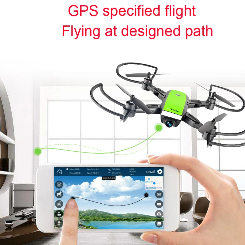 Флуоресцентный гоночный GPS Дрон вертолет на радиоуправлении радиоуправляемые