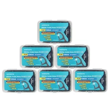 Углерода зубочистки нить межзубные чистке уголь Стоматологическая Flosser зубы придерживаться гладкой плоские нити личные 50 шт./коробка* 6 уход за полостью рта