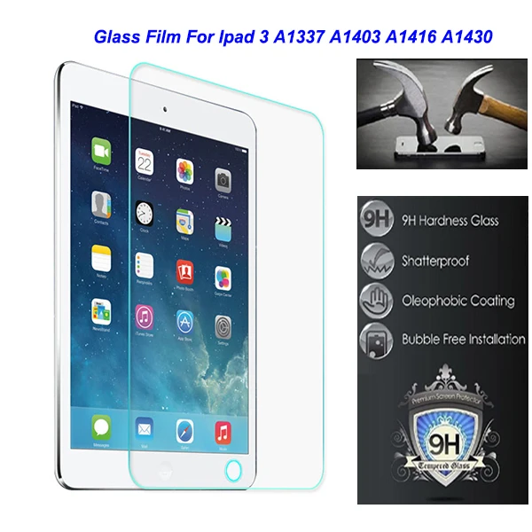imágenes para Para Apple Ipad 3 Ipad3 A1337 A1416 A1430 A1403 Seguridad 9.7 "0.3mm Templado Película Protectora De Vidrio en la Tableta imágenes para Para Apple Ipad 3 Ipad3 A1337 A1416 A1430 A1403 Seguridad 9.7 "0.3mm Templado Película Protectora De Vidrio en la Tableta