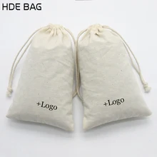 Хлопковая Сумка для упаковка ювелирных изделий/макияж/подарок/Свадьба/Вечерние/хранение/обувь сумки хлопок мешочки с завязками принт логотип на заказ 7x10 см