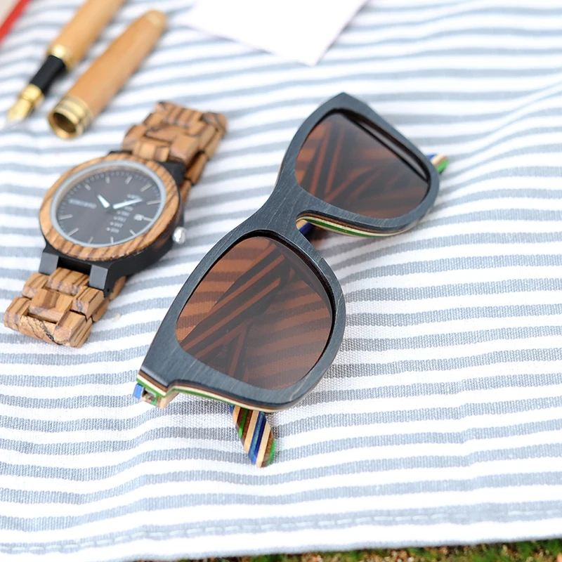 Colorful Wooden Sunglasses (6)
