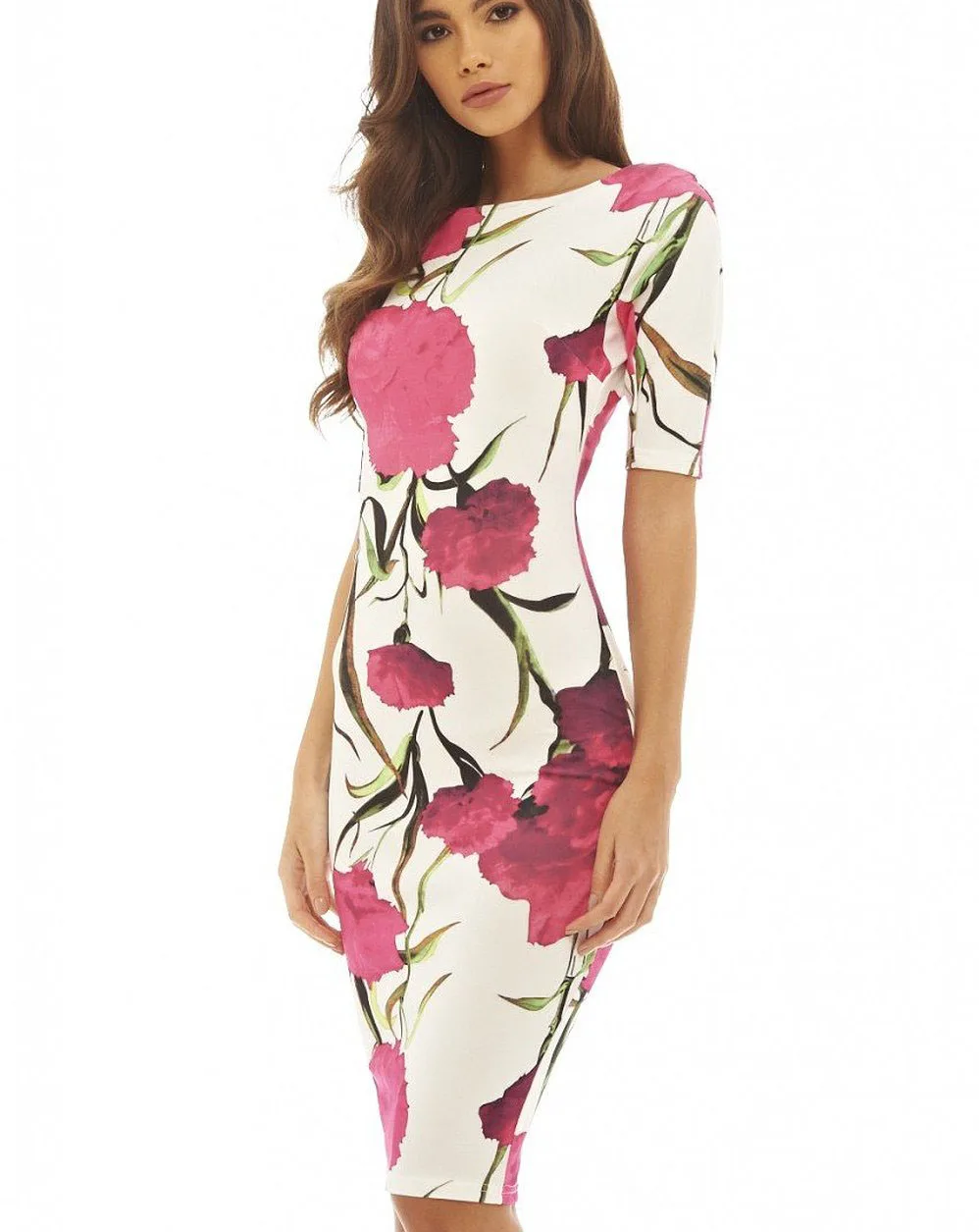 floral business dress