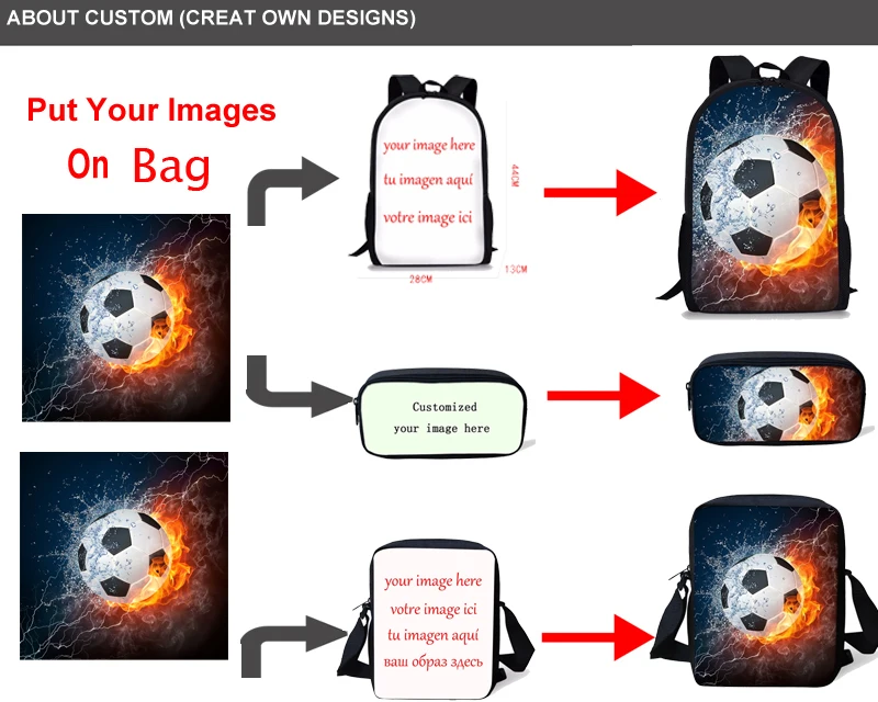 INSTANTÂNEOS 3D Lobo Mochila para a juventude