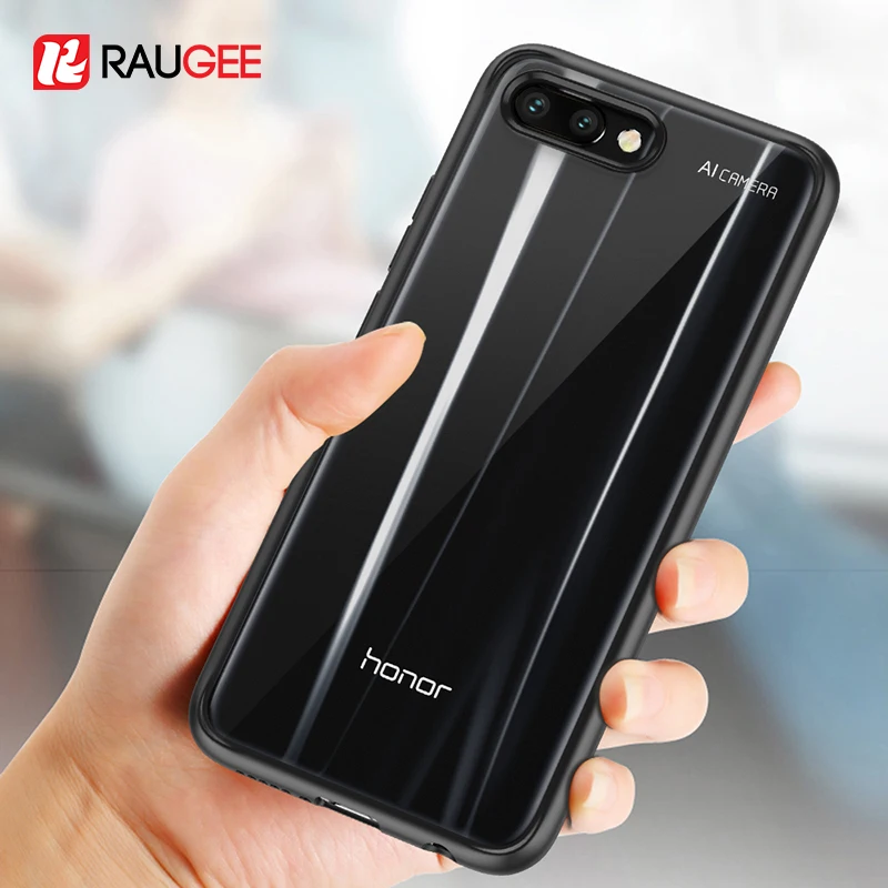 

Case For Honor 10 Case Shockproof Rugged Bumper Transparent Soft TPU Silicon Phone Protector Cover For Huawei Honor 10 Case