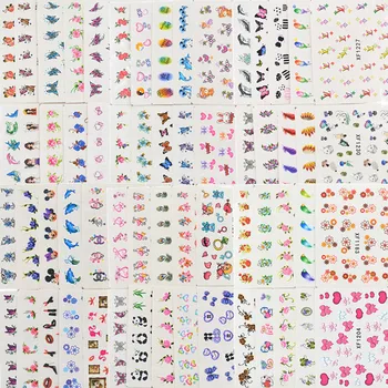 

ZKO 60 Sheets Mixed Styles DIY Decals Nails Art Water Transfer Printing Stickers For Nails Salon