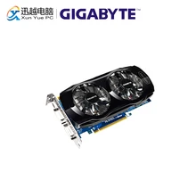 Gigabyte GV-N560OC-1GI видеокарты 256bit GTX 560 1024 MB GDDR5 DVI для Nvidia Geforce GTX 560 оригинальная б/у видеокарта
