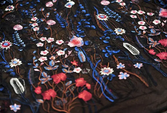 Disney Minnie With Flowers Fabric By The Yard Com Denim Pure Cotton Fabric Daisy Prints Fl Flowers Sew For Top