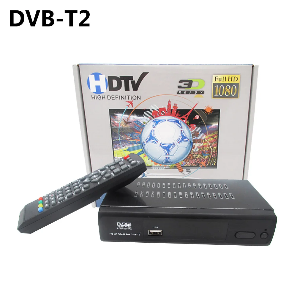 DVB T2 спутниковый ресивер HD цифровой ТВ тюнер рецепторов MPEG4 DVB-T2 H.264 наземного ТВ приемник dvb-t-тюнер Бесплатная доставка M2