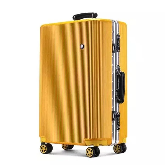 CALUDAN Unisex Retro Travel Large Capacity High Quality Rolling Luggage