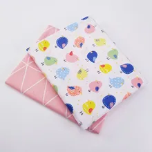 Хлопковая ткань с принтом Милых птиц для DIY лоскутного шитья детские кроватки хлопковые тканевые подушки одеяло шитье Tissus ручная работа