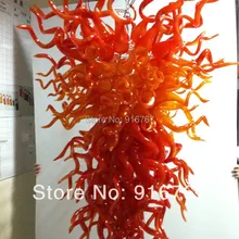 C03-Free оранжевый цвет большая люстра, освещение