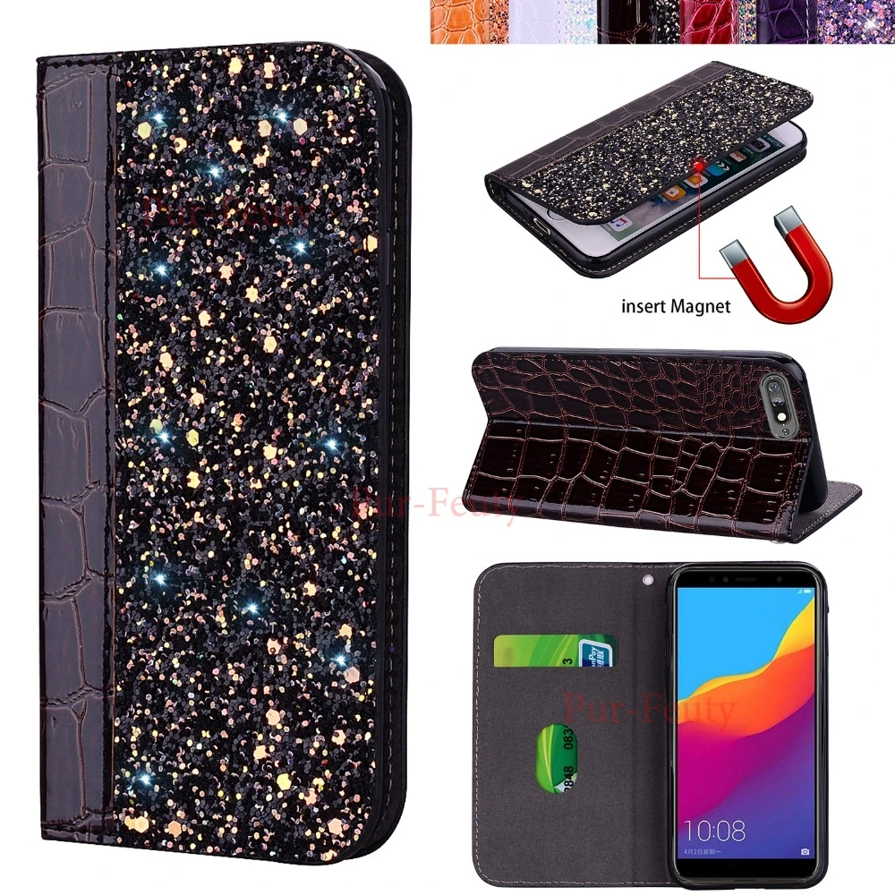 Кожаный флип-чехол для Huawei Y6 2018 ATU L11 L2 кожаный чехол-книжка Honor 7A A7 5 45 'ɽUA L22 LX2 |
