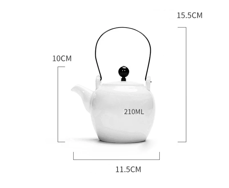 Керамический Агат луч чай po 210 мл, китайский стиль Чайник Пуэр домашний чай набор один чайник керамический чайник с цветами чайник