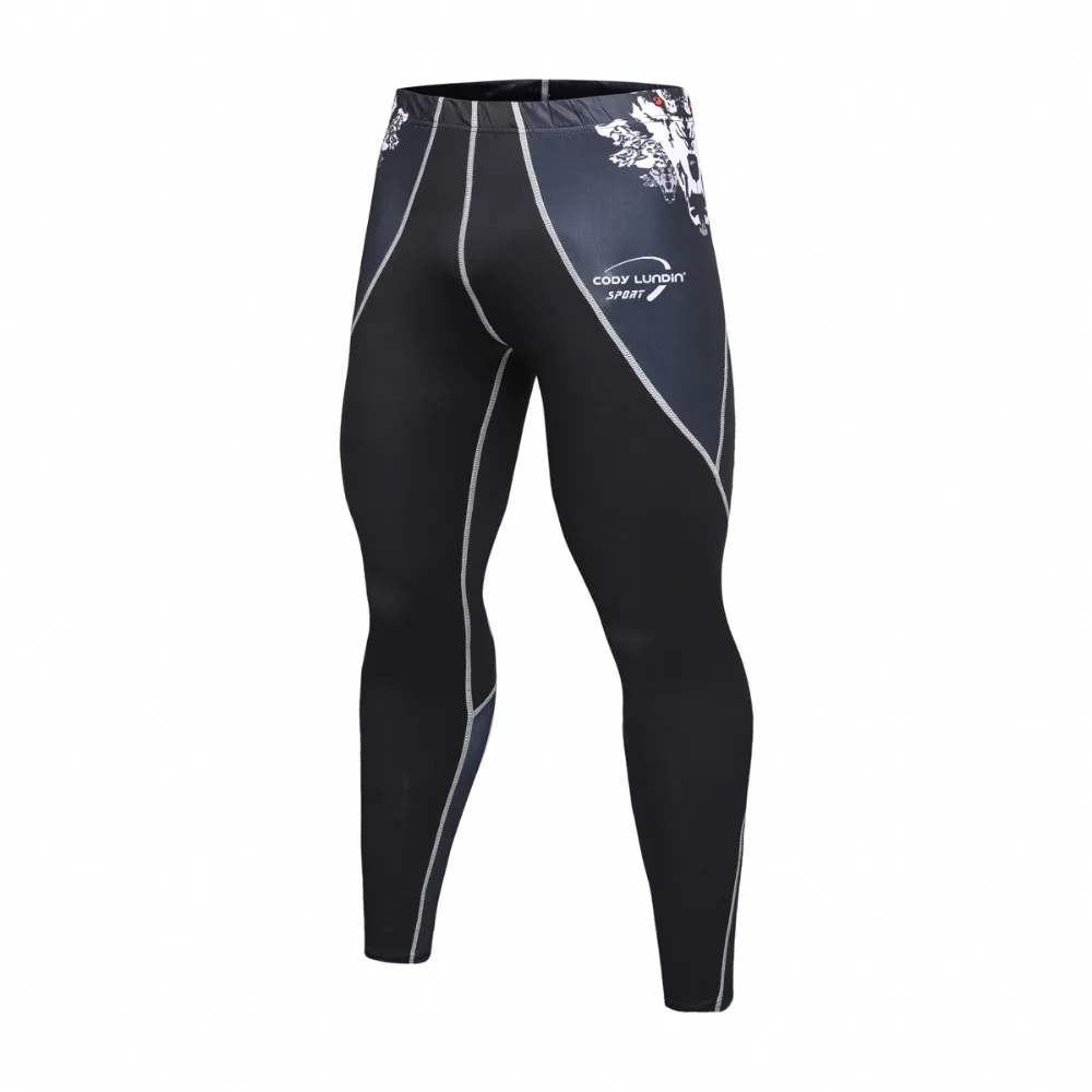

2017New High Quality Men Skinny Pants 3D Pattern print Man Flash Bodybuilding Jogger Fitness Skinny Leggings Trousers 1612M0