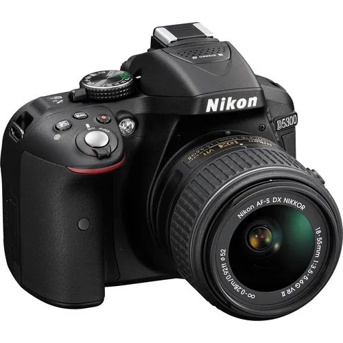 Цифровая зеркальная камера Nikon D5300-24 МП-видео-ЖК-дисплей с углом наклона-WiFi(Совершенно