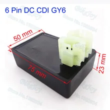 Performance 6 Pin DC CDI Box Racing Ignition Coil For Kymco SYM Vento Scooter