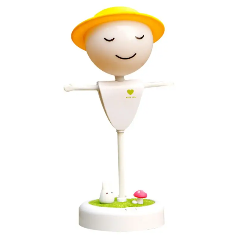 

Scarecrow LED Night Light, USB Rechargeable Touch Vibration Sensor Dimmable Table Lamp,Night Light for Kids,Children Toy Night