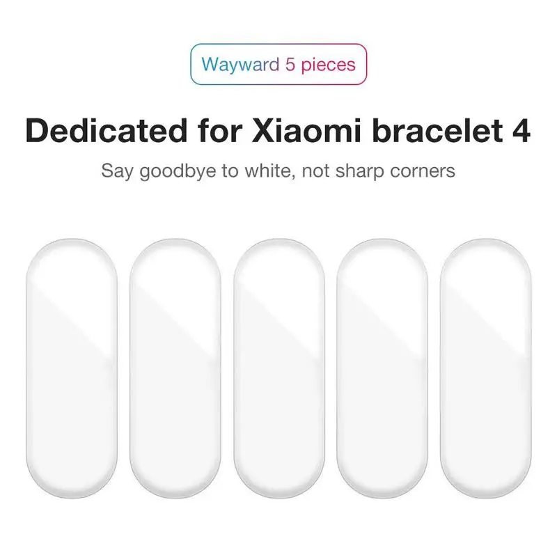 Защитная пленка для экрана Xiaomi Mi Band 4 5 шт.|Смарт-аксессуары| |