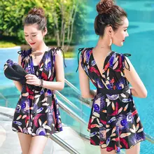 Купальный костюм для женщин, цельный купальный костюм, плюс размер, одежда для плавания, XL-5XL, женский тонкий купальник с принтом перьев, костюм для плаванья, одежда для плавания