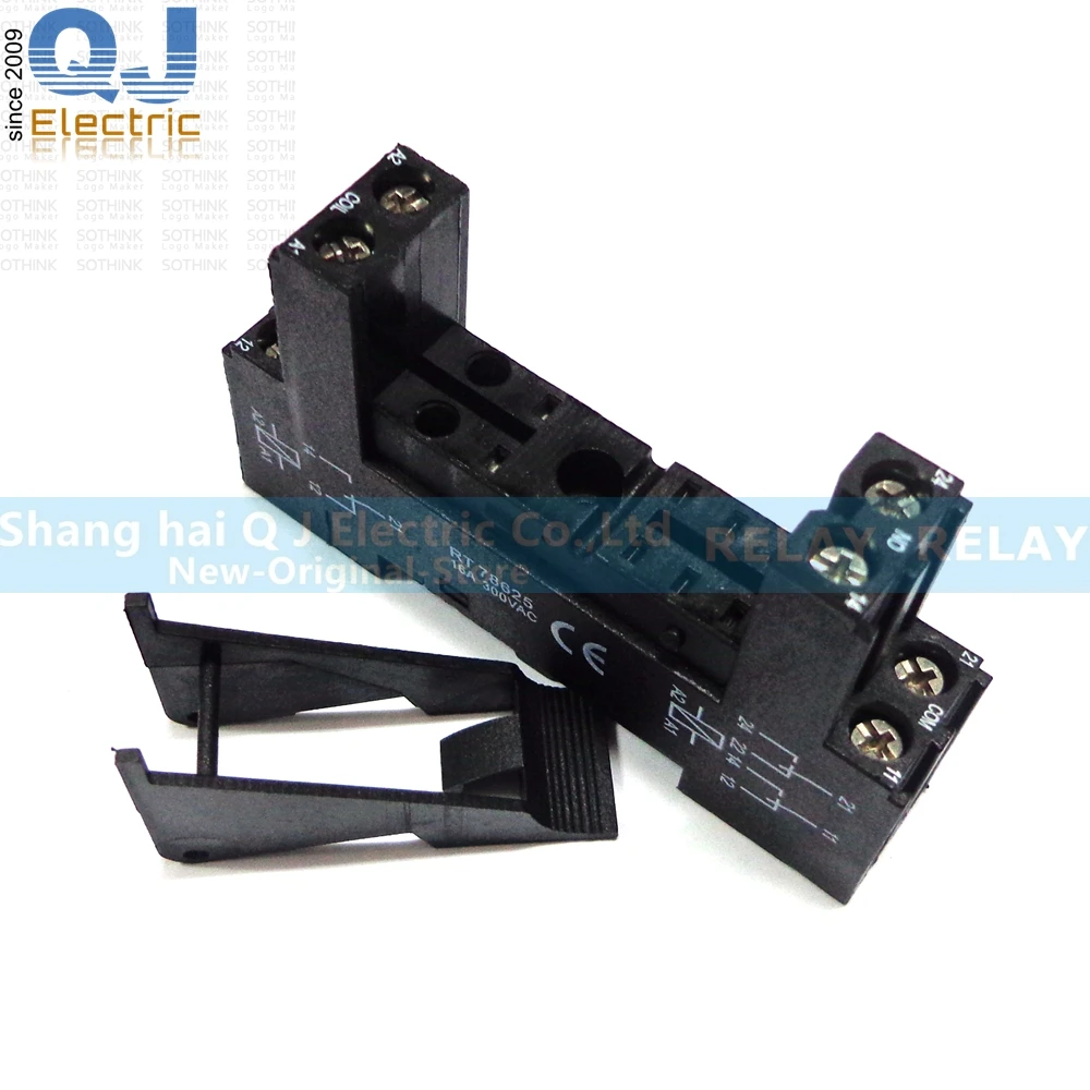 

Relay socket RT78625 for G2R-1 G2R-2 G2R-1-E RT424024 HF115F 5PIN OR 8PIN relay socket Brand new and original